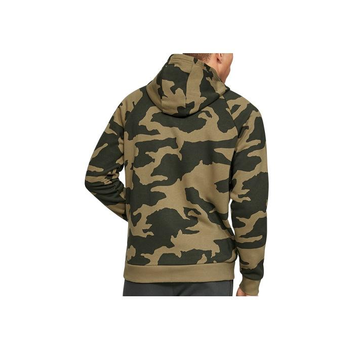 Under Armour Camo Hooded Cardigan Sweatshirt Jacket Men Outerwear Outpost-Green 1329748-331
