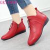 Fashion GKTINOO Fashion Women Boots Autumn Boots Genuine Leather Ankle Boots 2025 Winter Warm Fur Plush Women Shoes Big Size 43