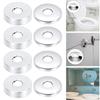 Steel Chrome Flange Cover Faucet Accessories Pipe Wall Covers Faucet Decorative Cover Faucet Decor