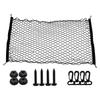 Trunk Mesh Cargo Net, Pickup with Hooks Elastic Cargo Net for Truck Bed -