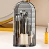 Makeup Brush Holder Storage Organizer with Dustproof Lid 360-Degree Rotating Makeup Organizer