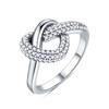 Hot Sale 925 Sterling Silver Stackable Infinite Heart Daisy Flower Ring For Women Original 925 Silver Rings Brand Jewelry Gift