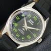VINTAGE HMT JAWAN HAND-WINDING INDIAN MENS BLACK COLOR DIAL WATCH A700269-5 R202-a700269