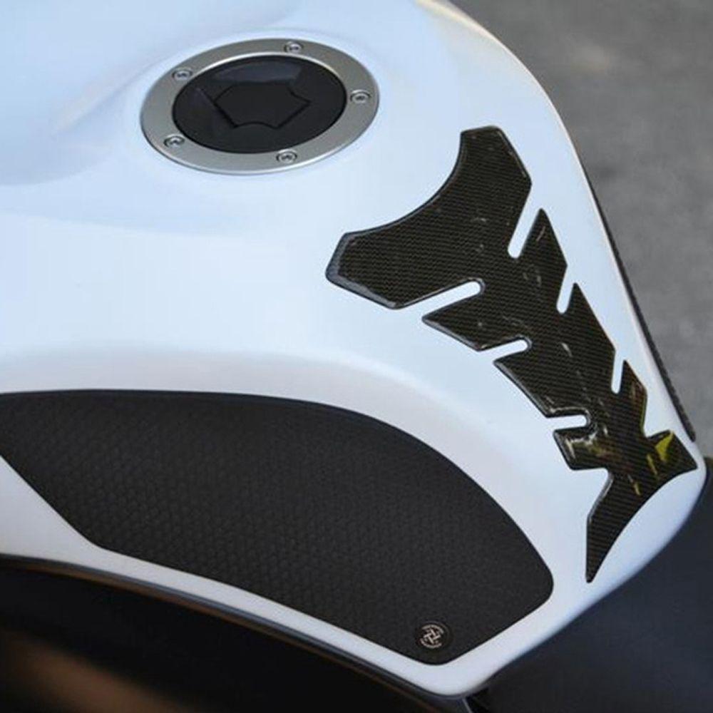 Universal Racing Car Fuel Tank Cap Motorcycle Accessories Carbon Fiber Sticker Decal Cover Tank Pad