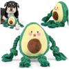 Plush Avocado with a Squeaker for Dogs