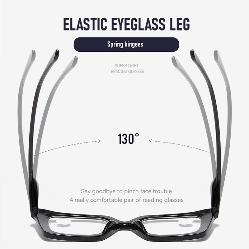 1.0 1.5 2.0 2.5 3.0 Fashionable Floral Reading Glasses Women's Anti Blue Light Spring Hinge Eyes and Legs HD Flat Light Glasses