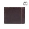 Waxed Leather Men's Bi-Fold Wallet with RFID, Dollar Clip & Multi-Card Holder