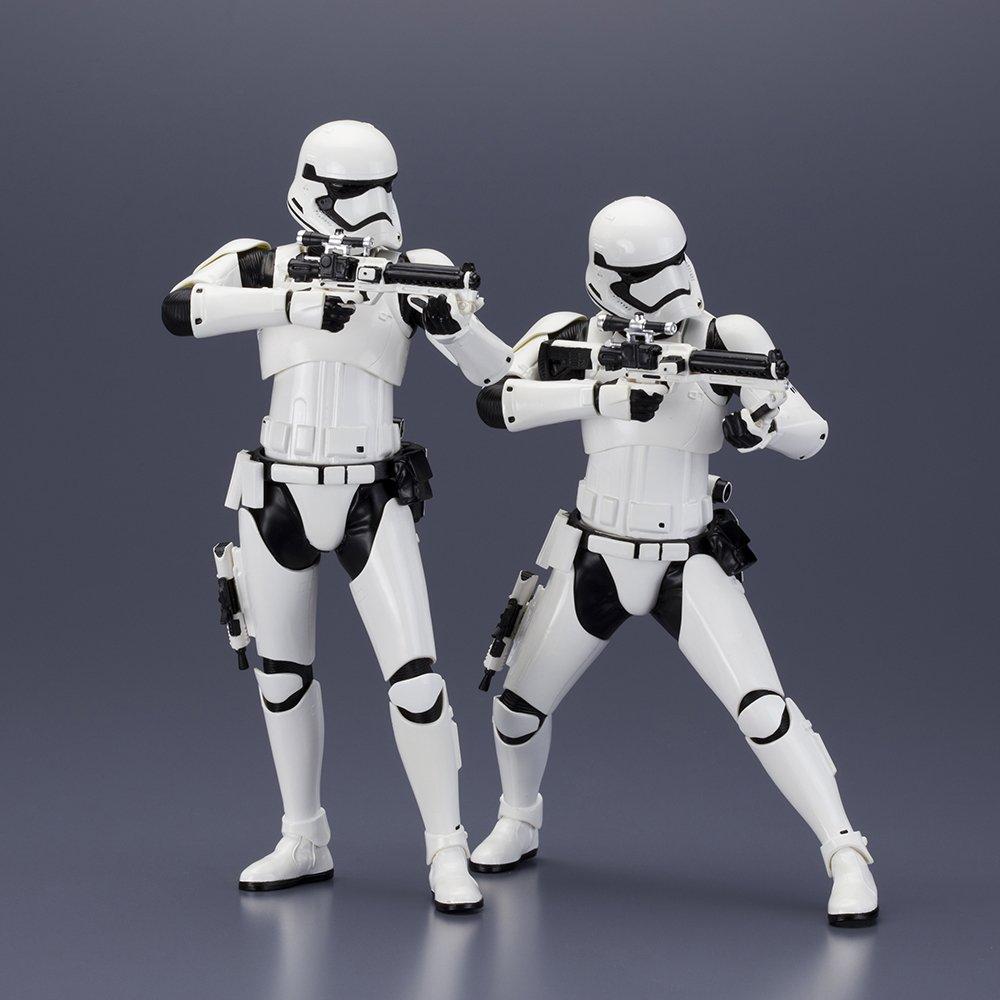 Kotobukiya STAR WARS First Order Stormtrooper Scale PVC Figure ARTFX+ 2-Pack 1/10 Pre-Painted Easy-Assembly