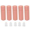 6ml Lip Gloss Tubes 5pcs Rubber Paint Frosted Texture DIY Lip Stain Refillable Empty Bottles with