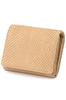 Bifold Wallet Genuine Leather Sand Beige [Genten] Women's GE-44572-40
