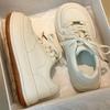 Cream Platform Shoes Children's School Versatile Sports Board Shoes Casual White Shoes Women