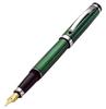 Xezo Incognito Fountain Fine Forest Green Layered Pure Platinum Handcrafted Guilloche Limited Edition Pen, Nib, Lacquer, Plated, & Stamped,