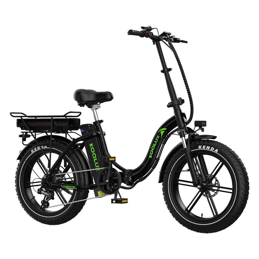 KOOLUX BK6S PRO Folding Electric Bike With Seat 48V23AH Battery 500W Motor 20*4.0 Fat Tires e-Bike Adult City Outdoor Electric Bicycle