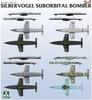 Tacom German Army Zilber Vogel Ballistic Flying Bomber 2 In 1 Plastic Model TKO5017 Molding Color 1/72