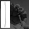 Beauty Manicure Tool Anti-slip Handle Dual-ended Stainless Steel Remover Pusher Nail Cuticle