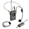 Wireless Lapel UHF Microphone, Mini Receiver, Transmitter, Headset