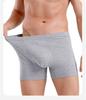 Pure Cotton Men's Underpants Pure Cotton Underwear Mid Waist Solid Color Underwear Men's Underwear