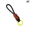 Creative Colorful Braided Lanyard Keychain Anti-Lost Knot Nylon Rope Keyring For Women Men Car Backpack Pendant Accessories Gift