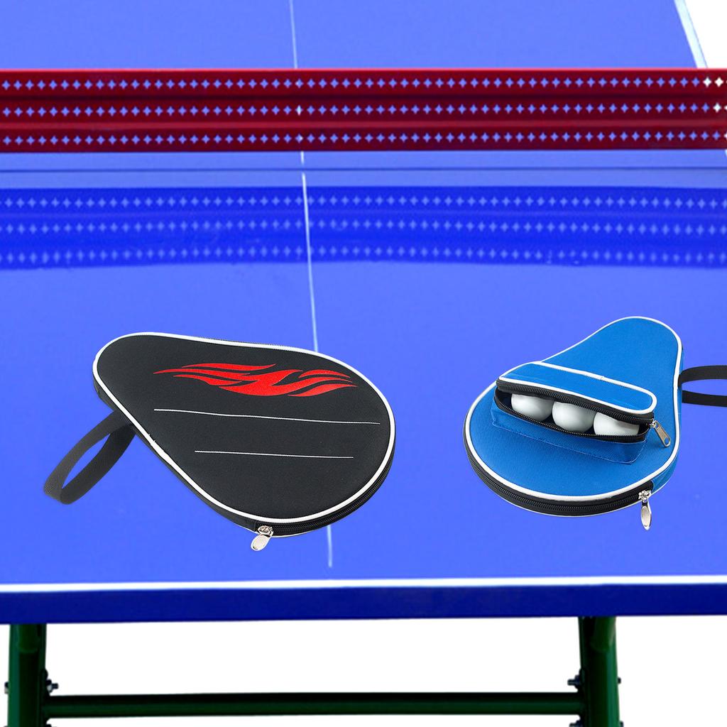 Table Tennis Racket Case Organizer With Small Compartment for Paddle Case Cover Carry Bag Racket Bat Storage