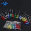50-100PCS F5 LED Diode 5MM Super Bright Light Emitting Diodes Kit Blue Green Red Yellow White