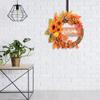 Кленовый лист тыквенный венок реалистичный с ягодами ручной работы искусственный для Хэллоуина Дня благодарения для дома на улице