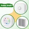 Air Purifier Removes Dander Quiet Purify Smell for Garage Toilet Living Room White