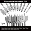 Titanium Coated Spade Durable Woodworking Tool Hand Drill Bits High-carbon Steel Wood Flat Drills