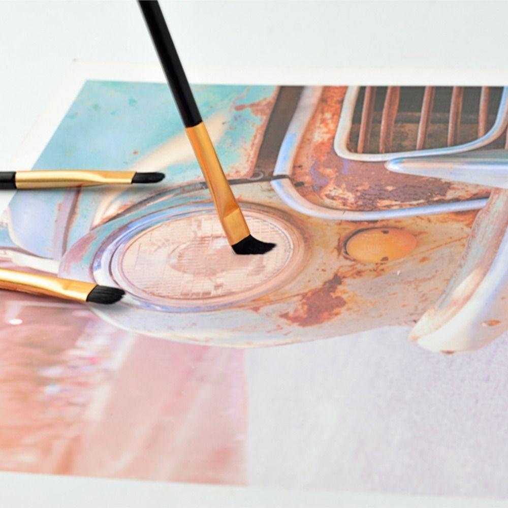 10PCS Fashion Makeup Tool Lip Eyebrow Eyeshadow Brush Double-head Sponge Stick Eyeliner Applicator