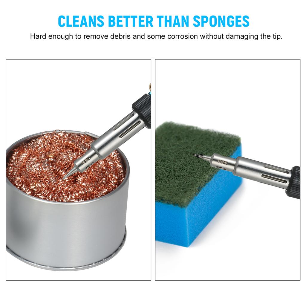 Очиститель паяльного жала из нержавеющей стали Проволочный очиститель жала паяльника Проволока для чистки жала припоя