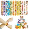 12pcs Pet Dog Slap Bracelets Gifts Cartoon Pet Animals Party Decorations Happy Kids Boys Girls Puppy Theme Birthday Party Favors