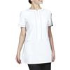 Open Waist Sweat Medical Clinic CL0182 15 [Charara] Women's Tunic, Tunic, Front, Switching, Non-See-Through, Absorbent, Antistatic, Stretch,