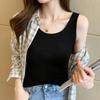 Women's Candy Color Slim Fit Camisole Vest - 2025 Summer Korean Style Sleeveless Top