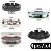4pcs/lot Plastic Tyre Trims Universal 56mm 60mm 63mm 65mm 68mm Car Van Wheel Center Hub Cap Auto Accessories