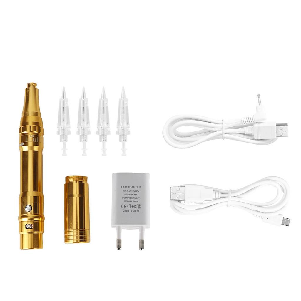 Semi Permanent Microblading Makeup Machine Eyebrow Lip Tattoo Pen 95- Gold