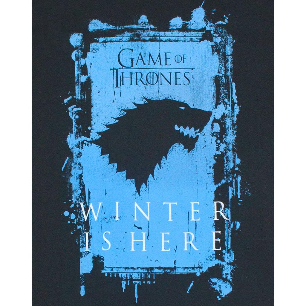 Game of Thrones Mens Winter Is Here T-Shirt