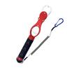Lunari Fish Grip Fish Catcher with Fish Measuring Convenient Fish Red Non-Slip Carabiner, Grabber, Tool, Grabber, (Red)