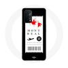 Oppo A54 5G Case - Montreal Canada Airline Ticket - Soft - Protective - Unisex
