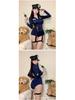 Plus Size Camouflage Policewoman Lingerie Set for Nightclub and Cosplay