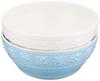 [Officially Imported] Festivity Pair Bowls, 15cm, Ivory and Blue, Wedding Gift, 1053887