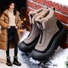 Thick-soled Heightening Non-slip Short Boots Women's New Autumn and Winter Soft-soled Thin Velvet Fashionable Versatile Cotton Boots