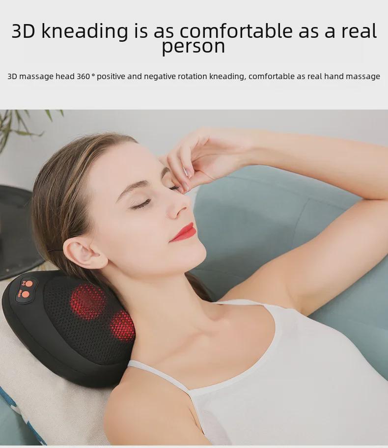 Multi-Function Electric Neck, Shoulder & Back Massager Pillow