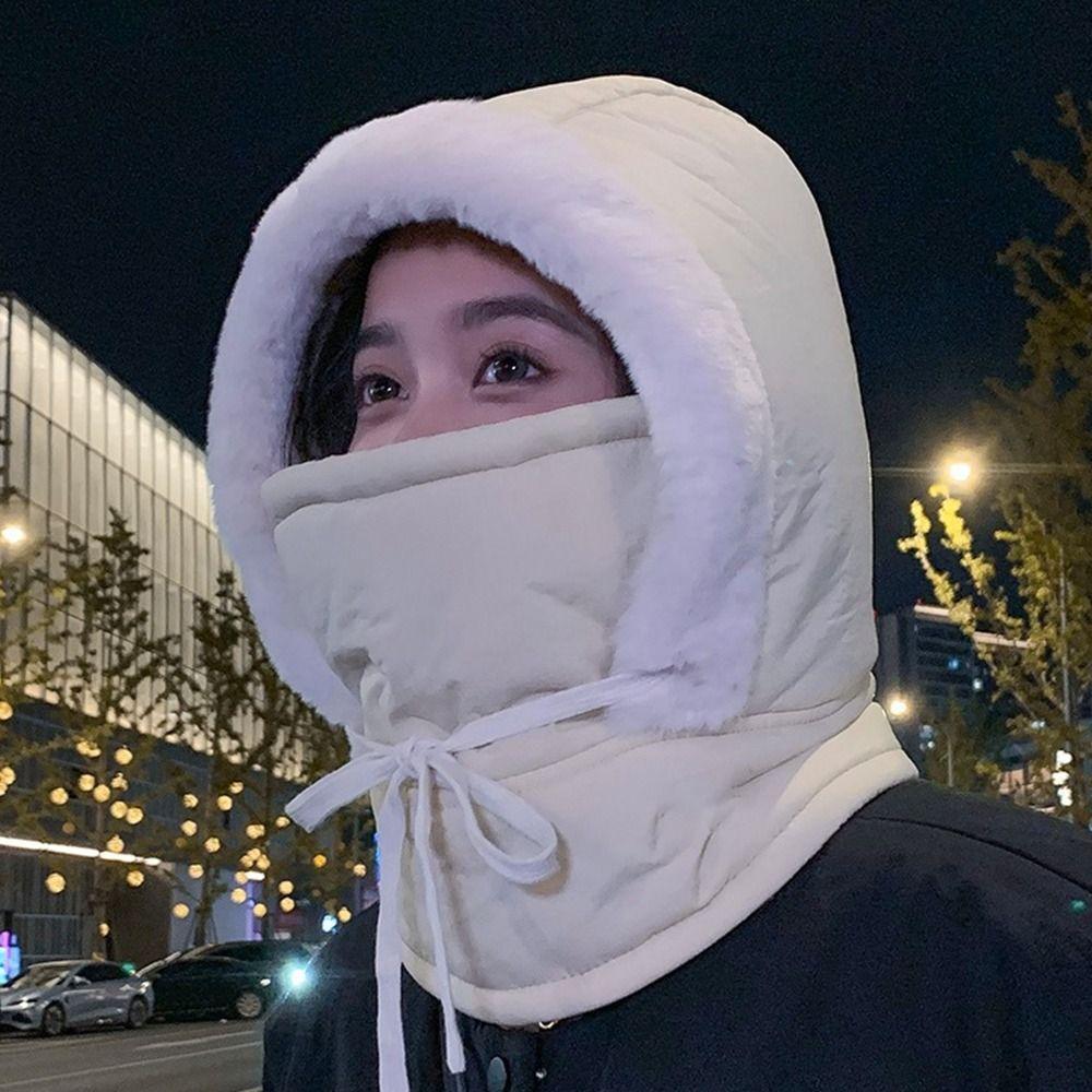 Windproof Warm Hat Warm Ear Protection Hat Cycling Cap Pullover Cap  Outdoor