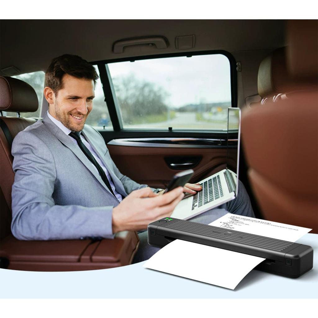 A5A4 Carbon Ribbon Bluetooth Printing Office Small Portable A4 Thermal Transfer Printer