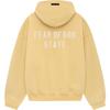 Fear of God Essentials Heavy Fleece Full Zip Hoodie Amber Men Tops Yellow 192BT246243F
