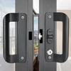 Double Sided Sliding Door Lock Aluminum Alloy Door Latch Security Lock Door Handle  Balcony Door