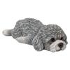 Ubia Prone Toy 19 X 10 X 5 Doll Animal Garden Cute Poodle, Gray, Cm, Figurine, Ornament, Decoration, Realistic, Dog, H24125-2