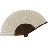 Kimono Painted Folding Made In Karaki Medium Pearlescent Rabbit Scented [Stylish Iroha] High-Quality Fan, Japan, Wood, Carving, Design,