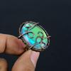 Mystic Topaz Gemstone Copper Wire Wrapped Handmade Jewelry Ring For Wedding Gift