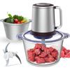 New Food Processor Large Capacity 2 Types of Chopping 500W High 4 Stainless Steel Can Crush Baby Ground Food Home Food 2 Speed Meat Food Space Cooking