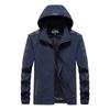 Men's Casual Jacket Jacket Stand Collar Outdoor Loose Top Fishing Waterproof Jacket
